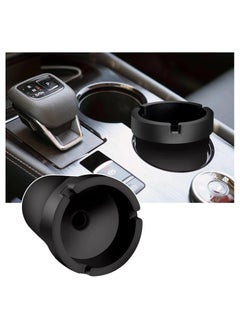 RATSAW Portable Car Ashtray with Detachable Lid Windproof Bucket Car Ashtray Smell Proof Ashtray for Most Car Cup Holder Outdoor Home Office  - Image 1