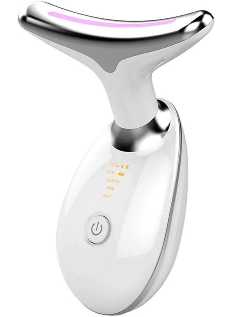 Face and Neck Massager Device Anti-Aging Wrinkle and Double Chin Remover Lifting and Tightening Beauty Tool - Image 1