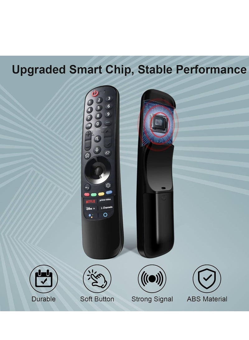 PopZa Universal Magic Remote Control for LG Smart TVs – Compatible with UHD, OLED, QNED, NanoCell, 4K, 8K Models (No Voice or Pointer Function) - Image 4