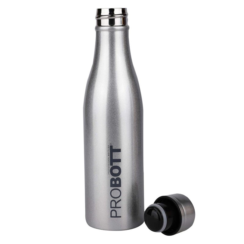 PROBOTT PROBOTT Thermosteel Vintage Flask Each 500ml -Silver (Pack of 2)  - Image 3