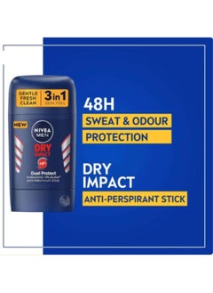 NIVEA MEN Anti Perspirant Stick Day Impact Dual Protect 50 ML  - Image 3