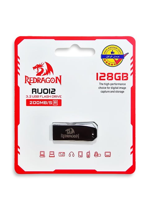 محرك أقراص فلاش RU012 3.2 USB 128 جيجابايت عالي الأداء للصور الرقمية والتخزين