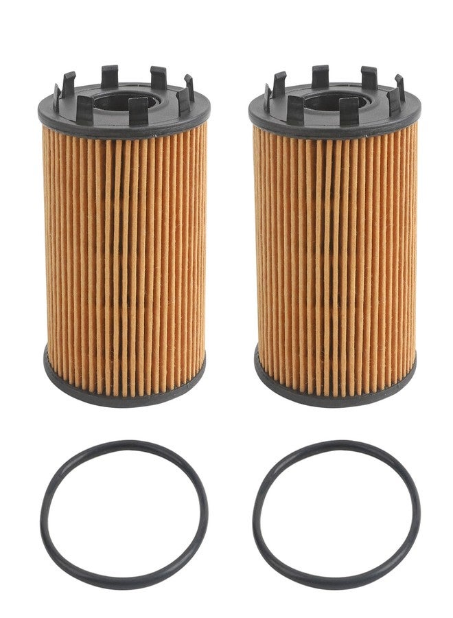 Fitede Oil Filter Compatible with Dodge Dart Fiat 500 500L 500X Linea Punto Jeep Renegade 1.4 L4 Engine Replaces# 68102241AA (2 Pcs) - Image 1