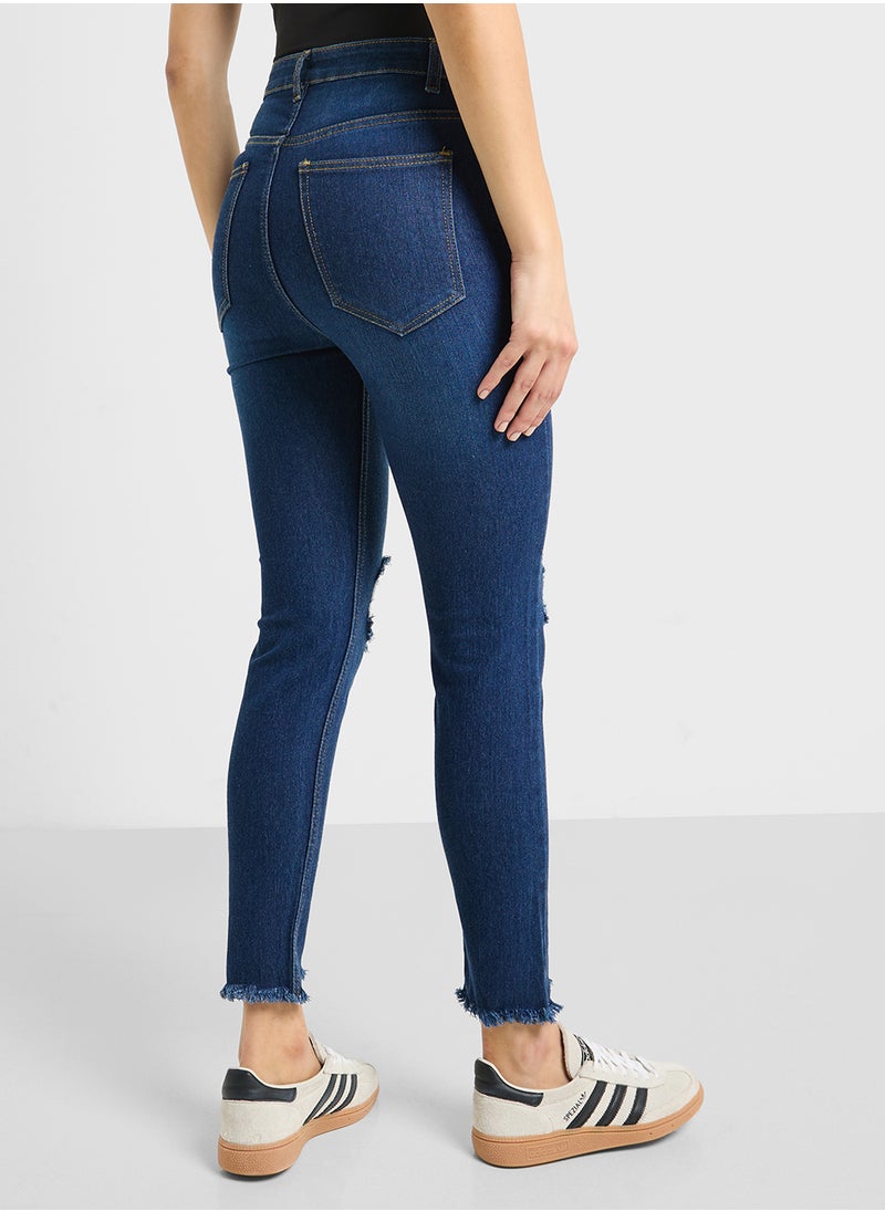 Ginger Skinny Fit Distressed Jeans  - Image 3