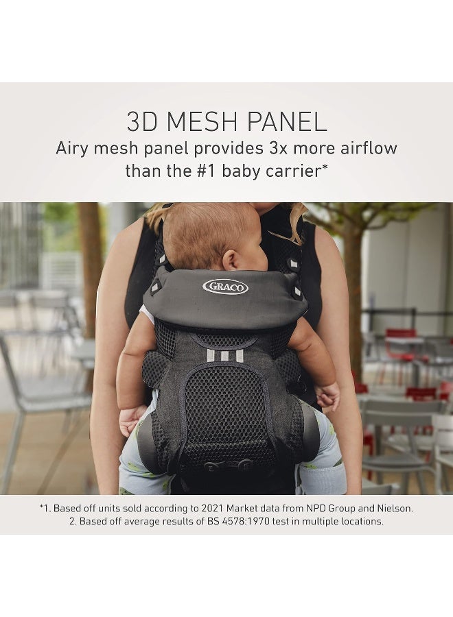 GracoÂ® Premier Cradle Meâ„¢ Air 4-in-1, Black Onyx - Image 2