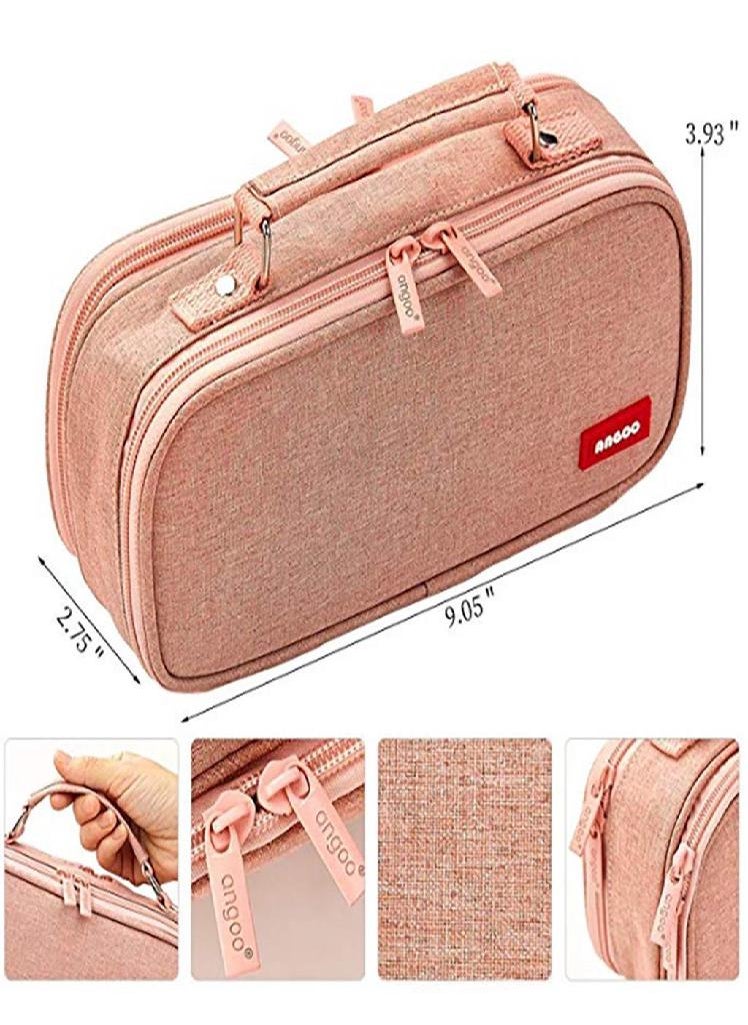 Eckek - Sagit Unisex Big Capacity Pencil Case Pen Pouch Holder Case Storage Bag - Image 1