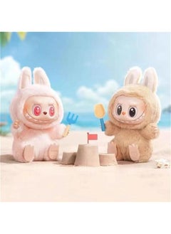 Generic LXQSMKN 𝐋𝐚𝐛𝐮𝐛𝐮 backpacks and key pendants Cute Labubu, Charming Plush Doll Pendant Hanging Keyring Card Gift (Pink)  - Image 3