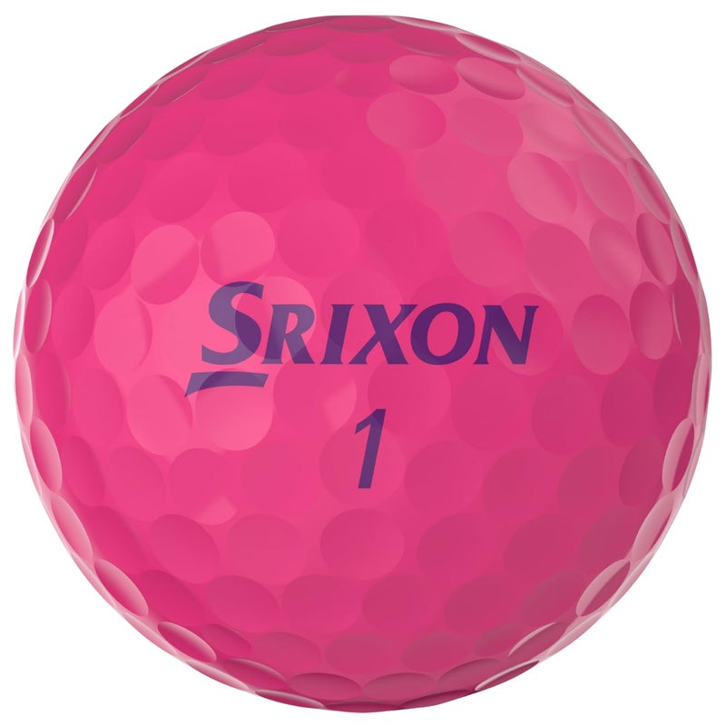Srixon Soft Feel Lady Golf Balls, Soft Feel Lady 9, Pink - Image 2