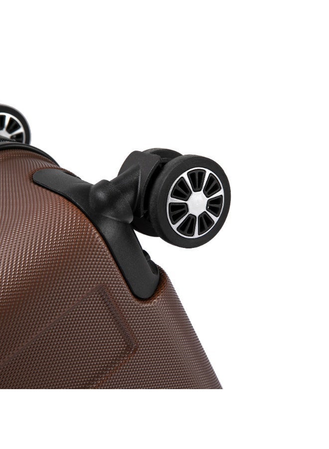 ايجل اكسبريس إيجل إكسبريس فينتشر حقيبة سفر مقصورة 20 بوصة - بني قهوة - صلبة ABS - غطاء حماية مجاني - ضمان لمدة عام - Image 5