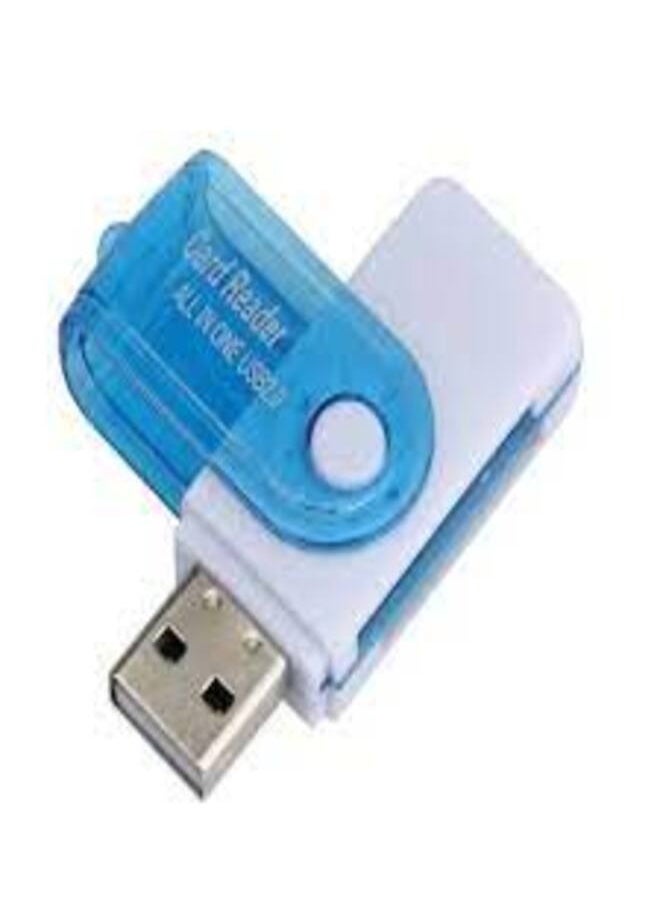 ماركة غير محددة - 4 في 1 قارئ بطاقات ذاكرة USB 2.0 لبطاقات Micro SD و TF و M2 - Image 1