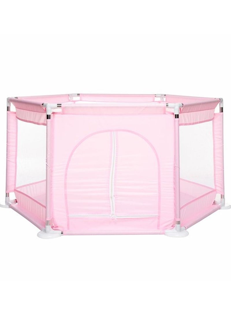 Foldable Baby Playards Baby Corrales Baby Palypen Home Child Safety Fence Playground Children Play Fence Washable 6-Panel and Crawling Play Mat for 0-6 Ages Kids - Image 3