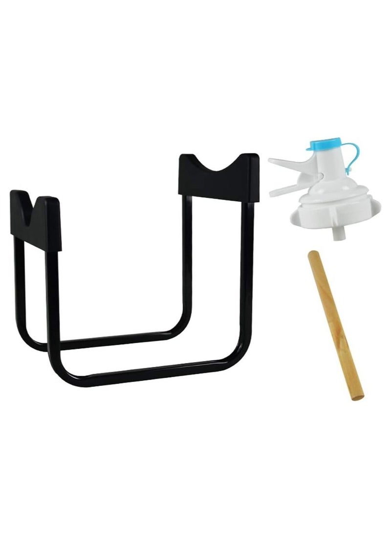 DubaiGallery 5 Gallon Water Bottle stand with Dispenser（35cm heightened Rack）- Sturdy, Non-Leak Stand with Reusable Spout, Rust-Proof and Compatible with 55mm Non-Threaded Bottles - Image 2