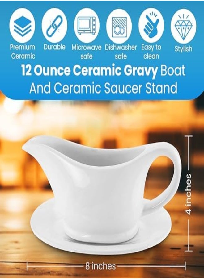 Kovot 12 Ounce Ceramic Gravy Boat And Ceramic Saucer Stand - pzsku/ZAC9A689680A57FB0979CZ/45/_/1716550889/60dd8a8a-baf3-4f48-b323-3ba5722dc5f9