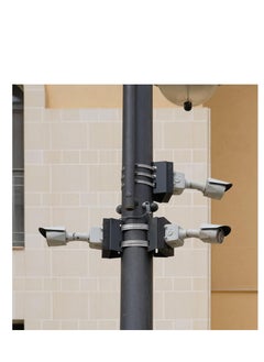 Universal Vertical Pole Mount for Security Camera, Stainless Steel Mounting Corner Bracket with 3 Loop Pipe Clamps, Solid Metal Mounting Corner Bracket for Cameras LED Wall, Solar Panels - pzsku/ZAC9A85E46F0AD7561039Z/45/_/1721132342/c95f950a-9fcc-4d8d-a3fe-ed13b6f8a2f1