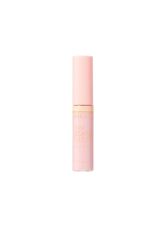 Lip Gloss Butter Bomb Gloss Non-Sticky Lip Gloss Vitamin E Natural Nude Lip Makeup - 7.8mL (0.26 US fl.oz) (Like A Virgin)