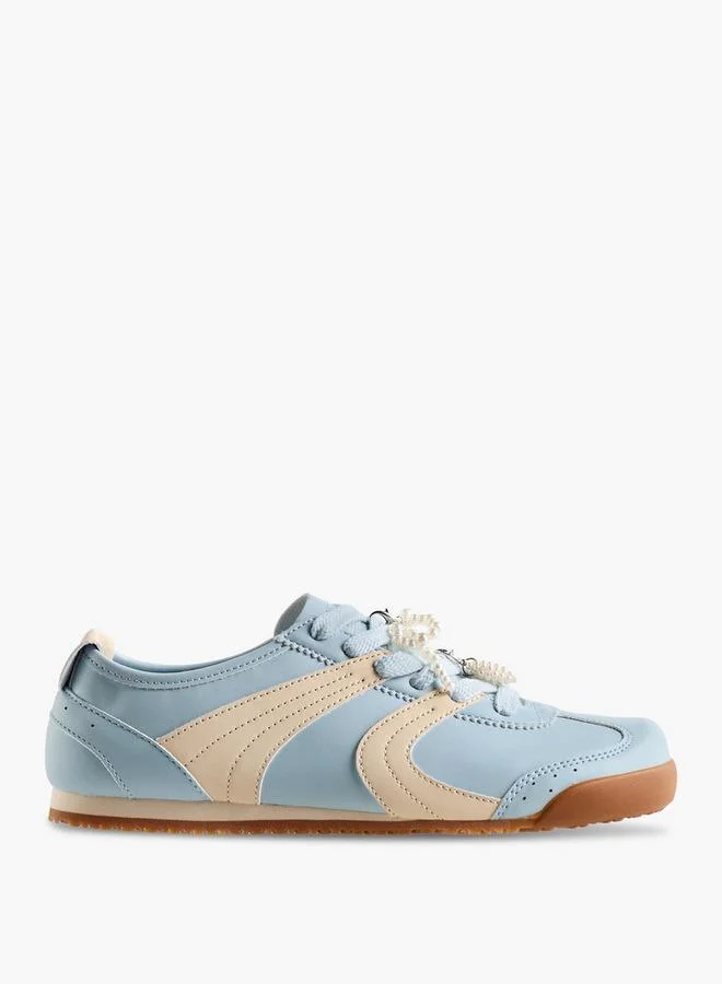 Celeste  Women Pearl Embellished Sneakers for Women | Best Price UAE