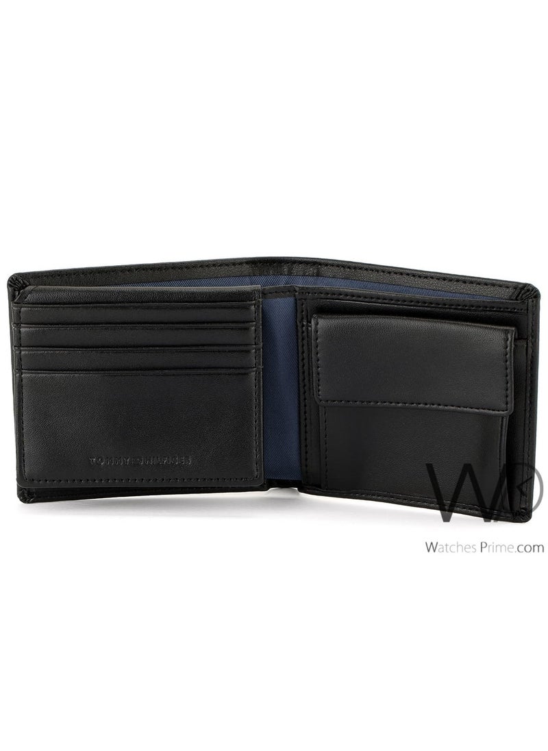 Tommy Hilfiger Plus - Tommy Hilfiger Wallet for Men Black Color Natural Leather - Image 1