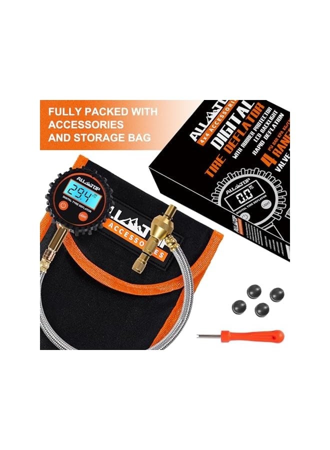 4x4 Digital Tire Deflator kit, Professional Tire Pressure Gauge, Air Down Master, Rapid Tire Deflator (250 PSI) - Image 2
