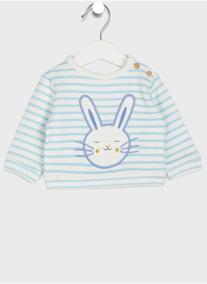 Zippy - Infant Striped Sweatshirt - Image 1