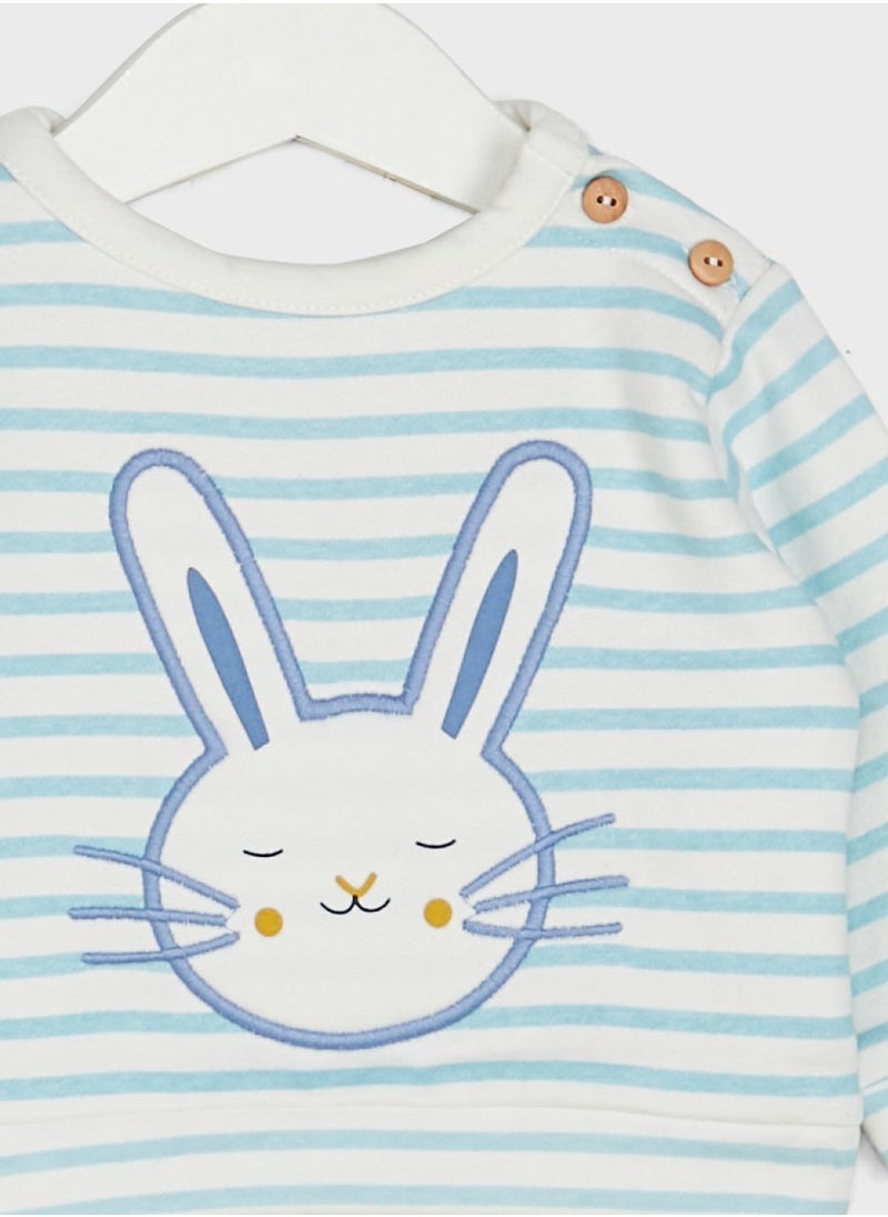 Zippy - Infant Striped Sweatshirt - Image 1