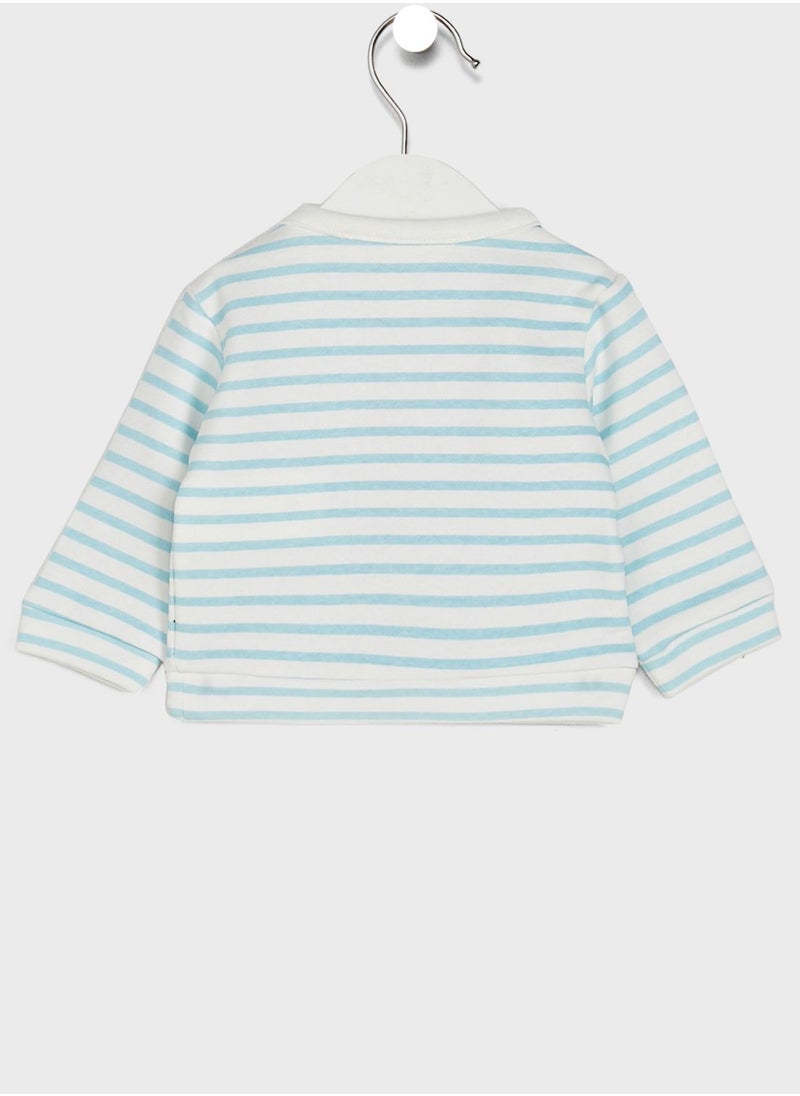 Zippy - Infant Striped Sweatshirt - Image 1