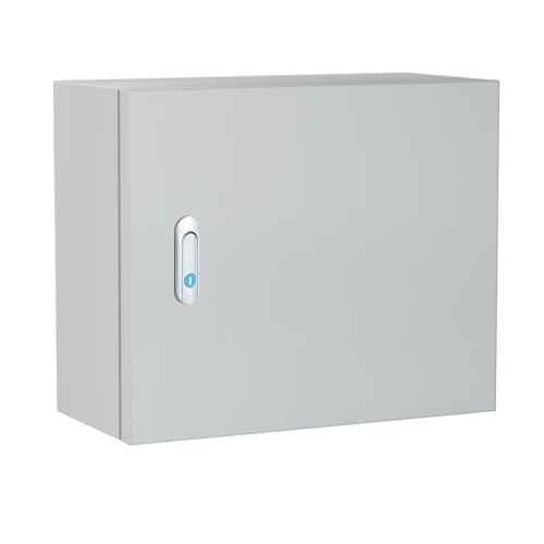 JINDOUZI Metal Electrical Enclosure Box, Indoor&Outdoor Electrical Junction Box, Dustproof and Moisture Proof Metal Electrical Box with Safety Lock，Universal Electric Equipment Enclosure Box - Image 1
