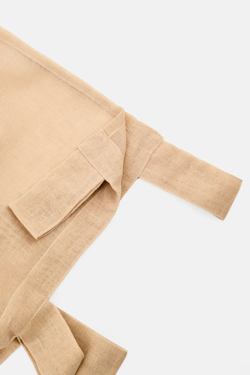 Muy Mucho Textured Curtain 140 x 240 cm, Beige
