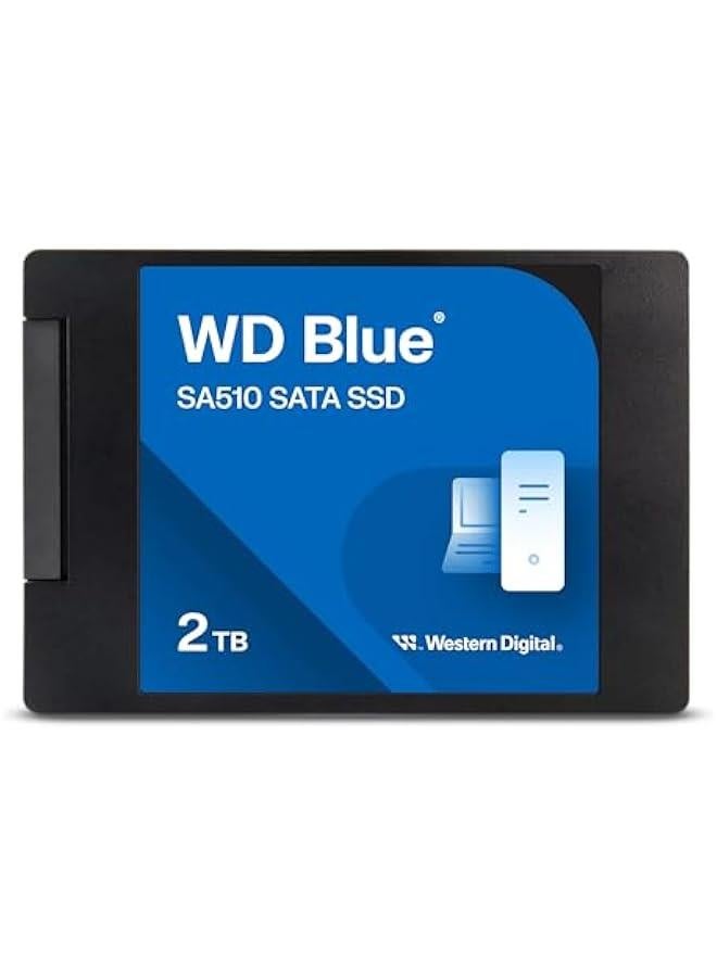 Arabest 2TB Western Digital Blue SA510 SSD - SATA III 6 Gbps, 2.5''/7mm, Speeds up to 560 MB/s.  - Image 1