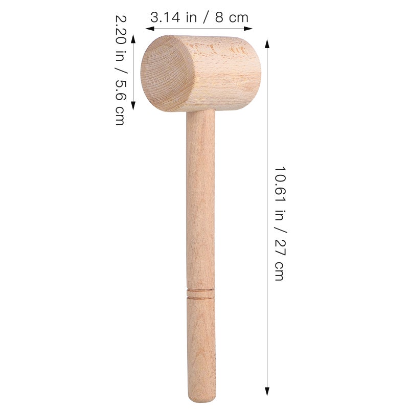 Premium Woodworking Hammer Useful Mallet Practical Carving Tool - Image 2