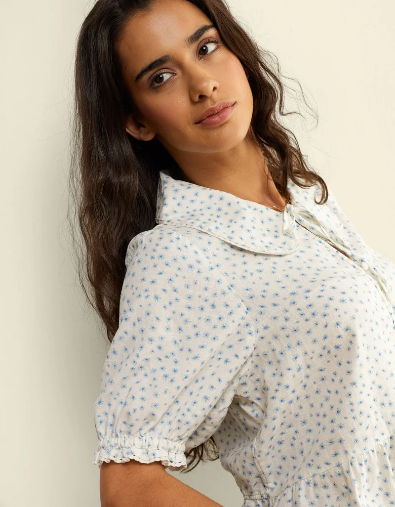 American Eagle  AE Puff Sleeve Top for Women | Best Price UAE