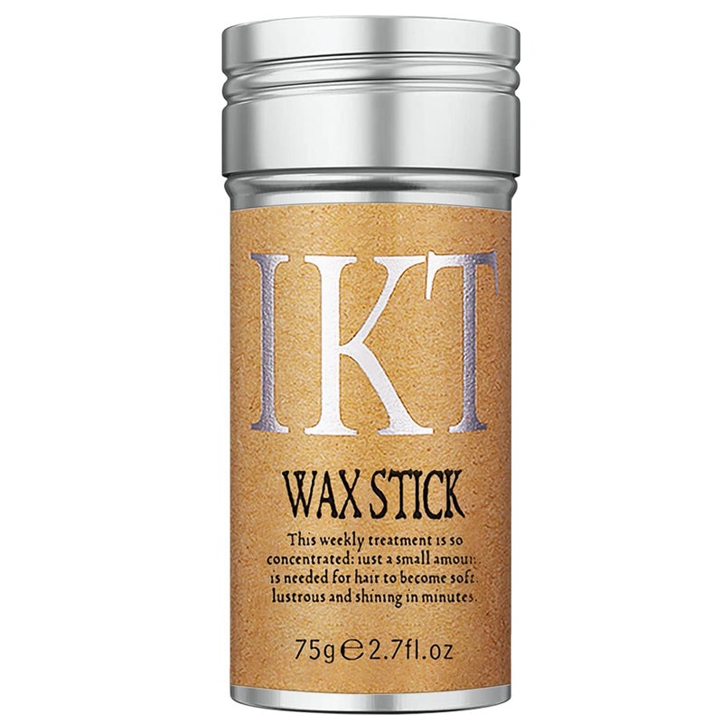Hair Wax Stick Slick Stick for Hair Nongreasy Styling Hair Pomade Stick Strong Hold Makes Hair Look Neat and Tidy