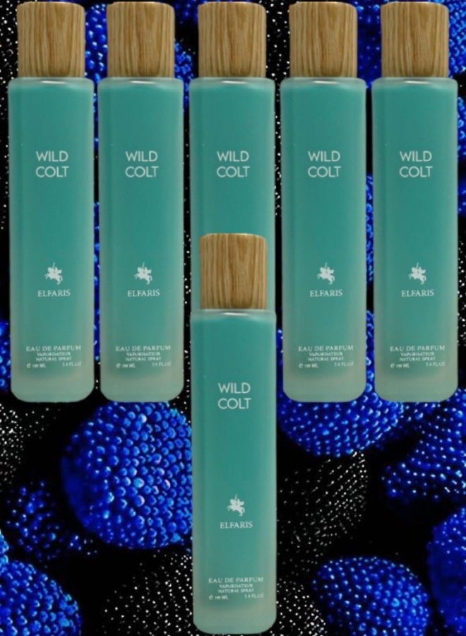 وايلد 6 قطع عطر وايلد كولت الفارس 100 مل - Image 1