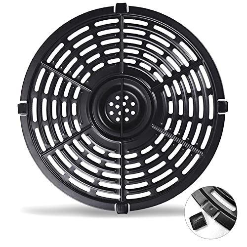 GWY Air Fryer Grill Pan for Power XL 5QT Air fryer, 8.7'' 5QT Round Non-Stick Replacement Tray Rack Parts Accessories Crisper Plate Grill Plate, Dishwasher Safe - Image 1