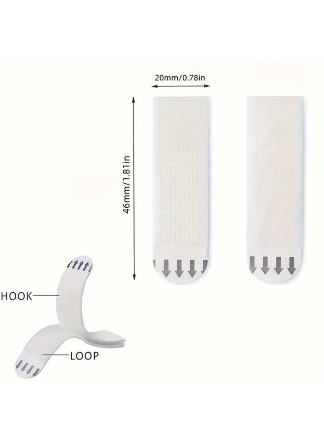24 Pairs Heavy Duty Picture Hanging Kit Removable Hook And Loop Strips No Damage Wall - Image 3