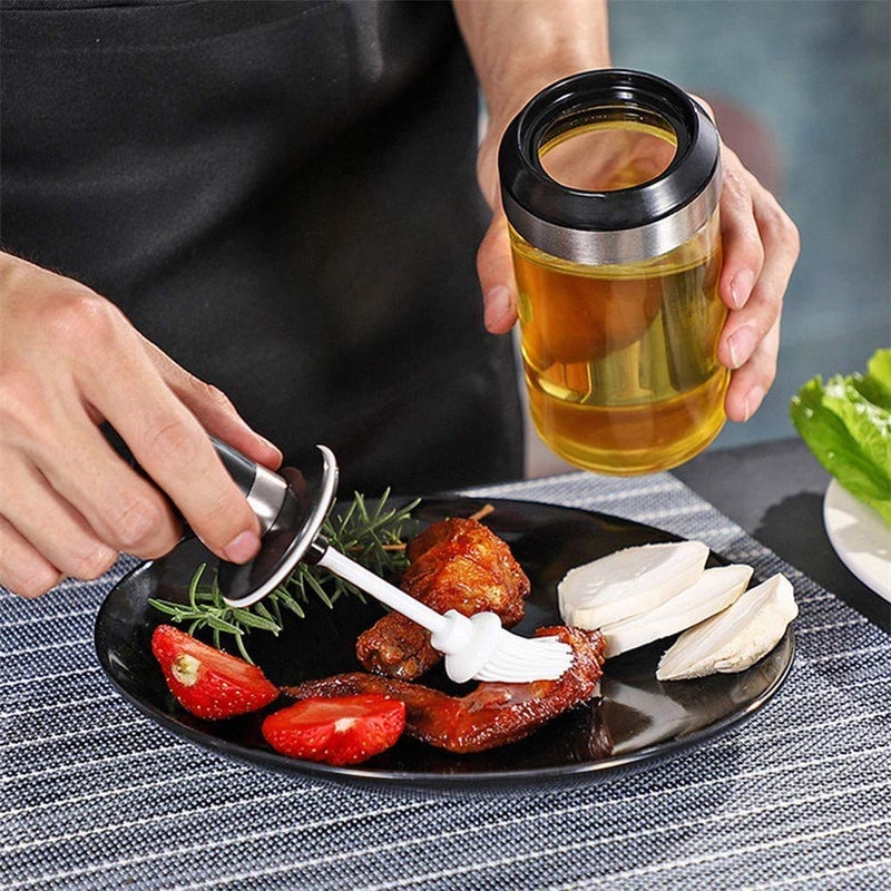 Onlyeasy Kitchen Spice Jar With Spoon High Borosilicate Glass Jar For Salt Spice Honey Sugar Ghee Storage Bottle Glass Container Jar 250ml SET OF 2 - Image 5