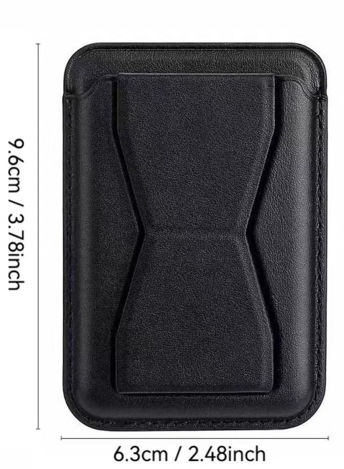 TIGER MagSafe Leather Bracket Clip Stand Holder – Premium Leather Magnetic Mount for iPhone, Adjustable Stand, Secure Phone Holder for Desk, Car, and More - Image 2