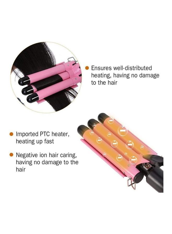 NIBEMINENT 3 Barrel Hair Waver Curling Multicolour - Image 4