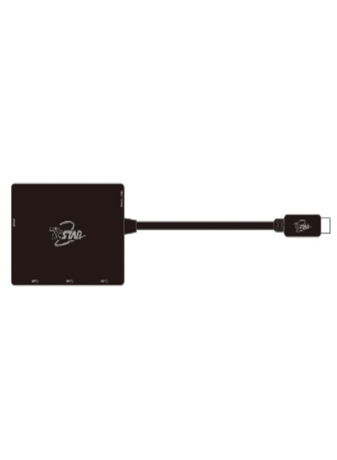 TCSTAR Type-c to HDMI and Usb 3.0 Hub 3-Port Adapter - Image 2