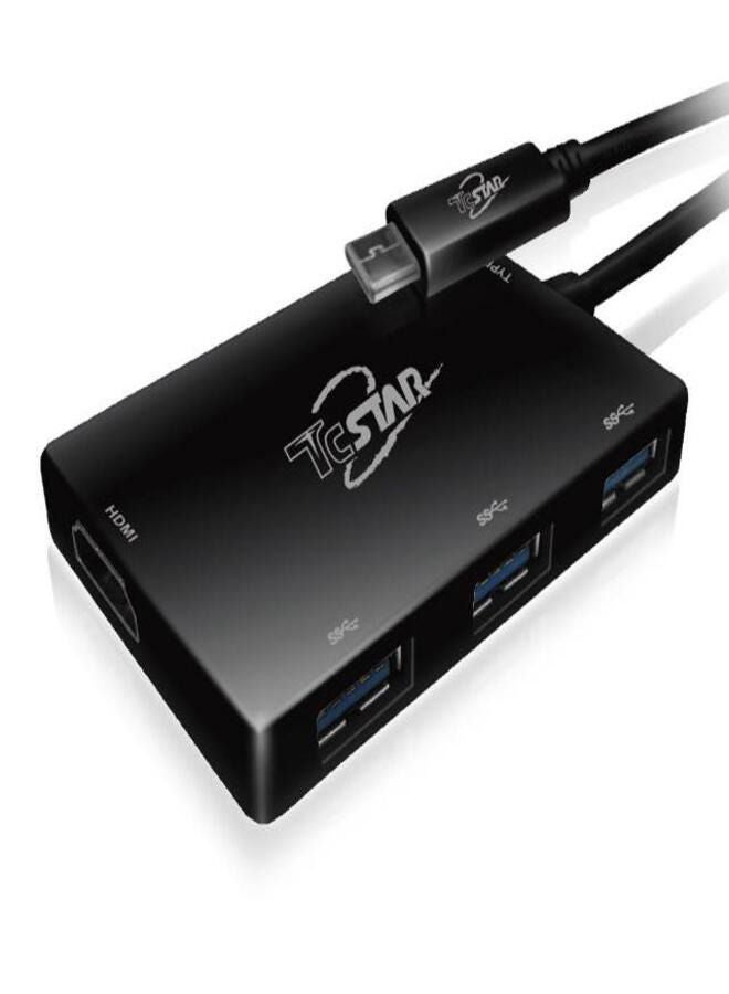TCSTAR Type-c to HDMI and Usb 3.0 Hub 3-Port Adapter - Image 1
