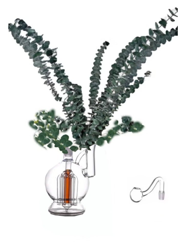 Glass Home Decorative Heat Resistant Oil Lamp Vase