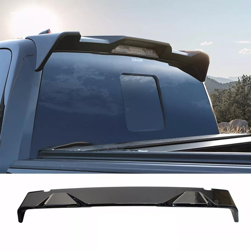 MUTUSAISI Rear Window Roof Spoiler Lip Wing ABS All Cab  Bed Size Style Fit for Compatible with Ford F150 F150 Raptor 20152020 Accessories