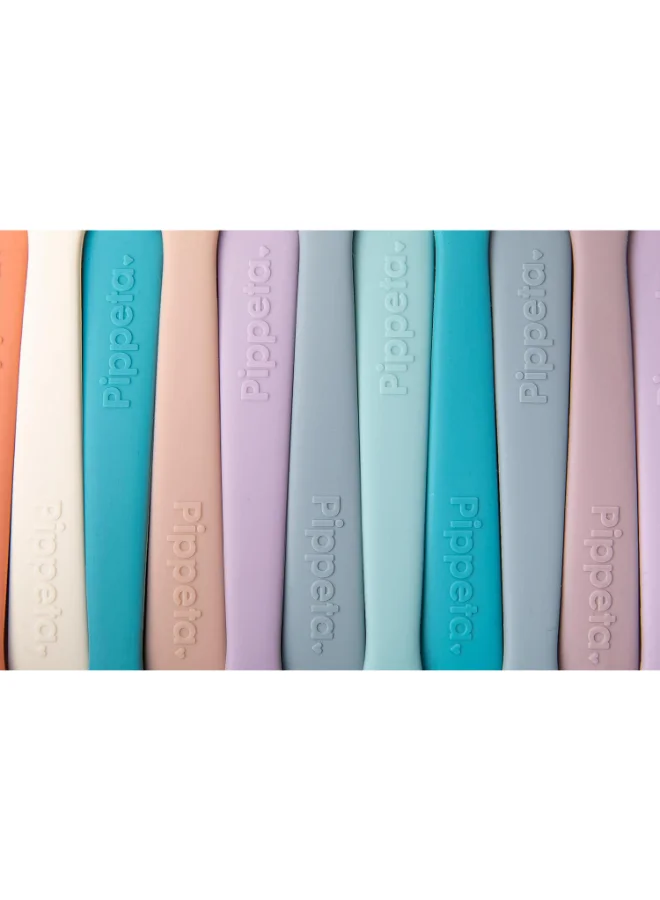 بيبيتا Silicone Baby’S 1St Spoon And Fork Set, Self Feeding Spoon And Fork For Baby, Dishwasher And Microwave Safe , Easy Hold And Anti Choke, Bpa Free Lilac
