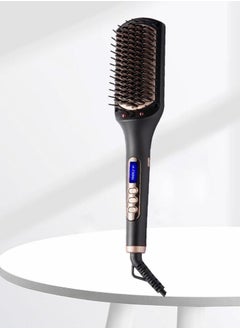 سوكاني فرشاة شعر سوكانى 980F درجه SK-1917،استخدام آمن قد تكون مجهزة بتقنيات تحمي الشعر من التلف وتقليل مخاطر الإصابة بسبب درجات الحرارة العالية.درجة حرارة عالية:* تصل إلى 980 درجة فهرنهايت، مما يجعلها فعّالة في تصفيف الشعر وتسريع عملية التحميل.أسود  - Image 2