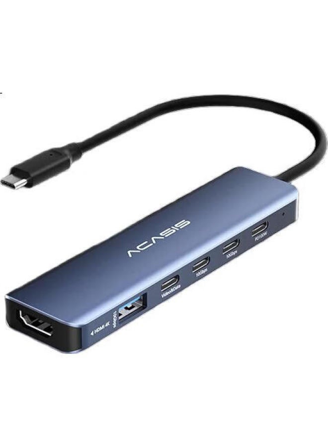 Acasis Type-C Docking Station Usb-C To Hdmi 4K60Hz Multi-Screen Full-Featured C Video Port 10G Adapter Thunderbolt Mac Expansion 0.25M Hb-0101 - Image 2