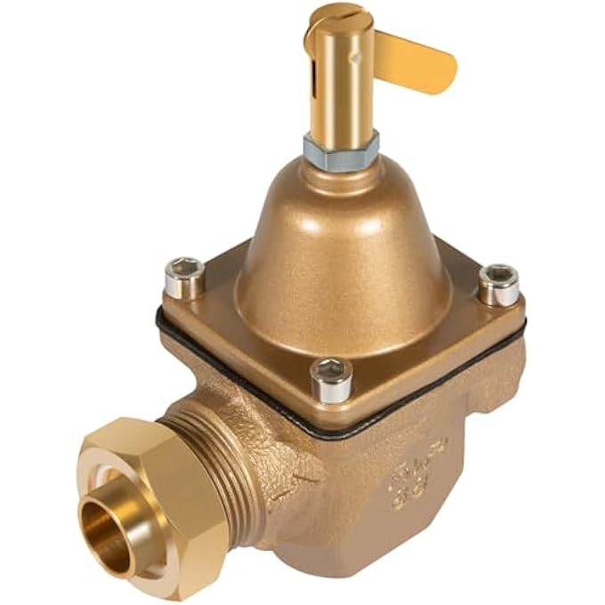 1/2 IN HIGH CAPACITY BOILER FEED WATER PRESSURE REGULATOR BRONZE TUBULAR FOR WATTS 1156F/B1156F/S1156F HYDRONIC HEATING SYSTEMS - Image 1