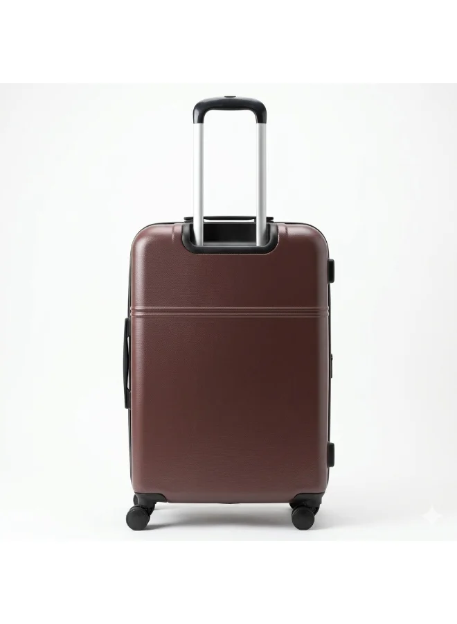 Calvin Klein Hardside Luggage on Wheels | Ultra light weight with 4 Wheels | Color Rose Taupe