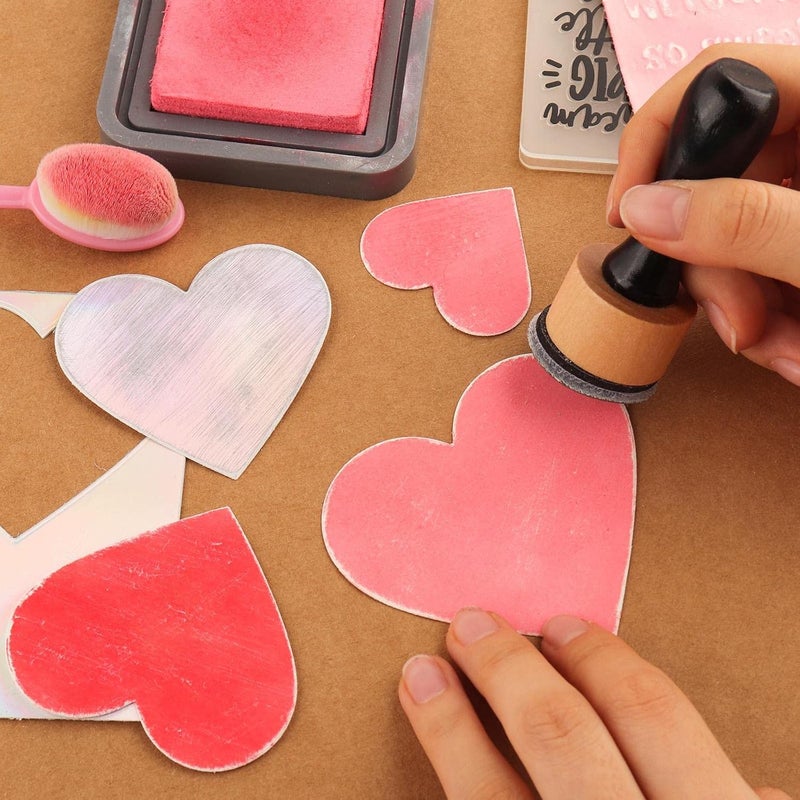 CYFUN DESIGN Bundle -Mini Blending Tool Sets,Include 2 PCS Foam Replacment Foam Pads and 20 Pieces Sanding Discs Medium-Grit Sandpaper for Drawing Distressing Blending and Removing the Extra Colors Arts Supplies - Image 5