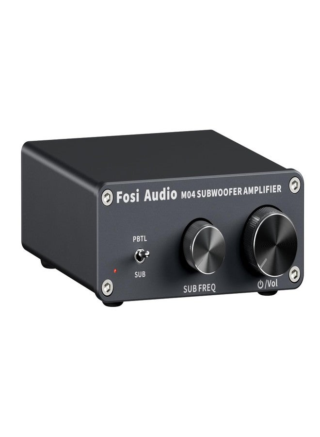 Fosi Audio Subwoofer Amplifier Receiver 100Watt Mini Hi-Fi Digital Class D Integrated Stereo Audio Amp for Sub Bass + Power Supply TP-01 - Image 1