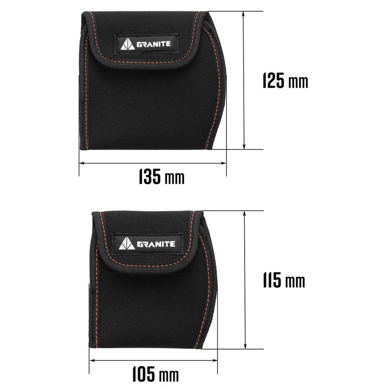 Granite Pita Bicycle Pedal Covers, Bike Pedal Covers for Bike Transport Protection, Against Damage and Scratche When in Storage and Transit, 3mm Thick Neoprene Pedal Covers (Large, Black) - Image 4