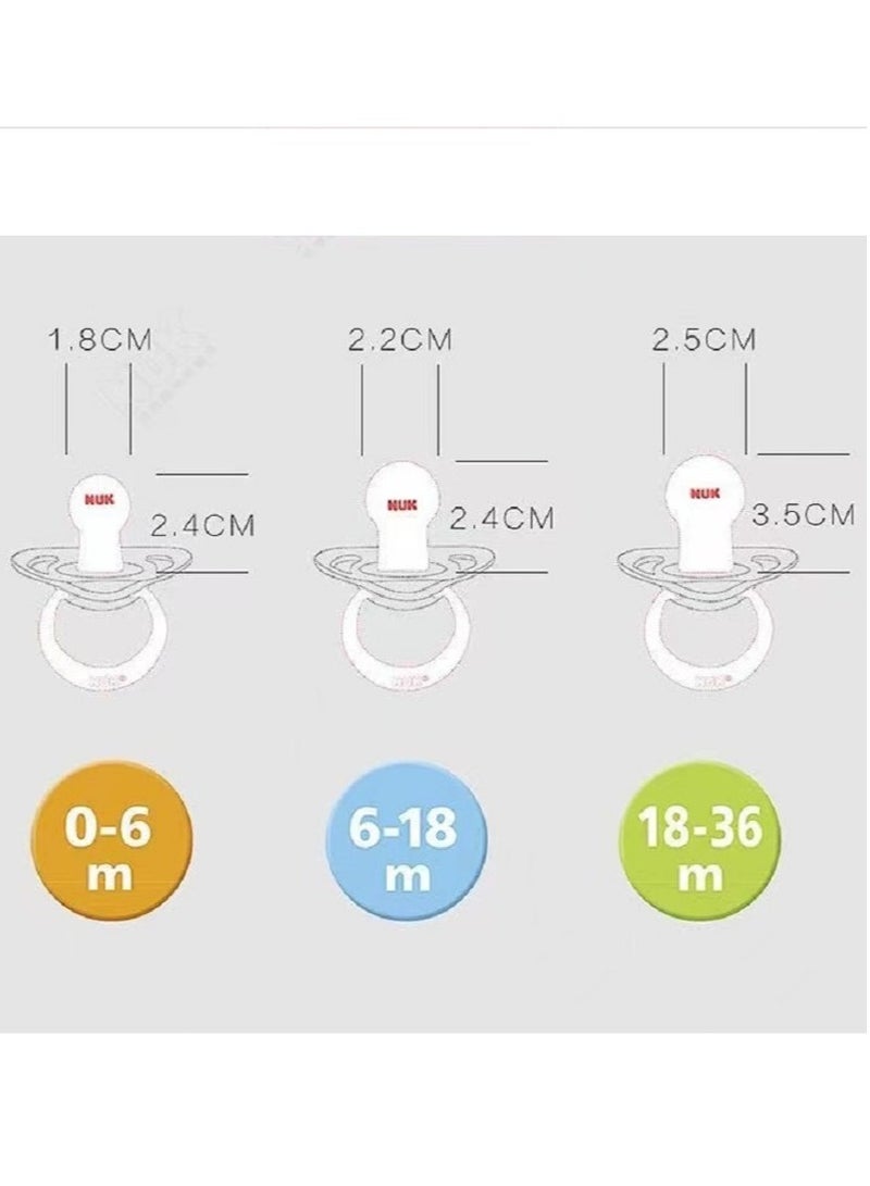 نوك لهّايات  | 2 عبوة لهّايات | حلمة قلوب | لهّايات سيليكون خالية من مادة BPA | لهّايات مضادة للتفلطح | لعبة تسنين الأطفال - Image 4